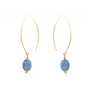 Kyanite Coin Earrings
