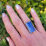 Brilliant Sky Kyanite Ring