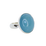 Aquamarine Sterling Silver Ring