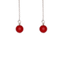 Intuition Commemorative Coral Threader Earrings