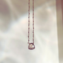 Rosy Serenity Pendant Necklace