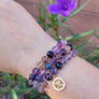 River of Time Fluorite Stretch Bracelet
