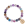 River of Time Fluorite Stretch Bracelet