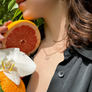 Rosy Serenity Pendant Necklace