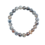 Silver Linings Agate Stretch Bracelet