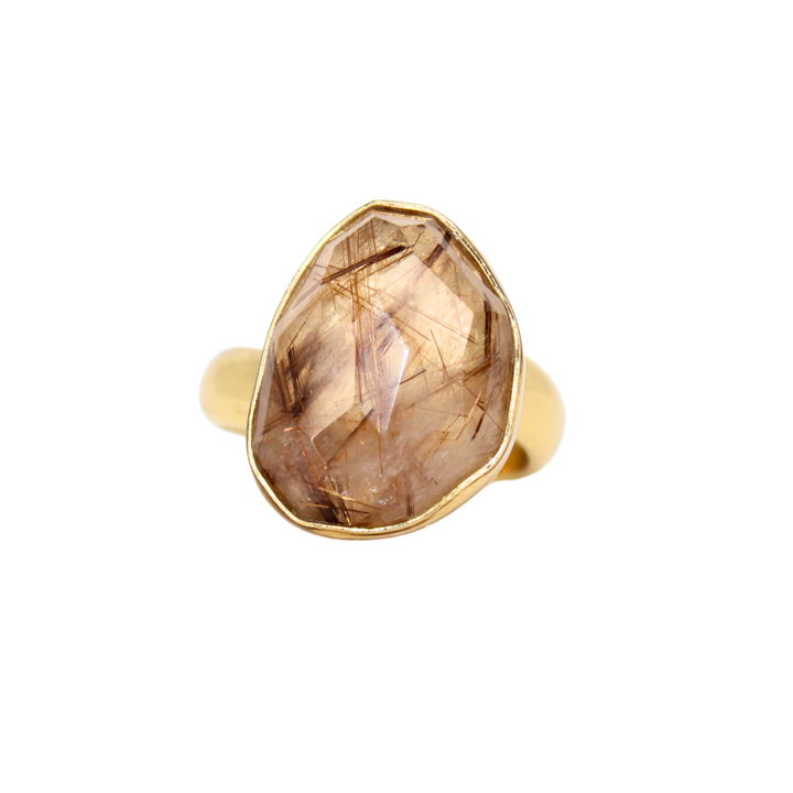The Spark Within Rutilated Quartz Ring
