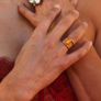Marigold Carnelian Ring