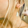 White Moonstone Teardrop Earrings