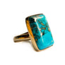 Serpentine and Pyrite Concert Ring