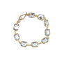 Crystal Bridges Cushion Cut Bracelet