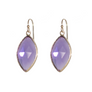 Faceted Amethyst Teardrop Earring