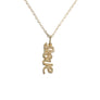 Love Script Necklace