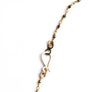 Hematite wire wrapped chain and clasp