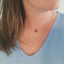 Amethyst Drop Necklace