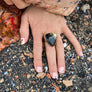 Tourmalinated Quartz Ring