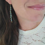 Turquoise Fringe Duster Earring