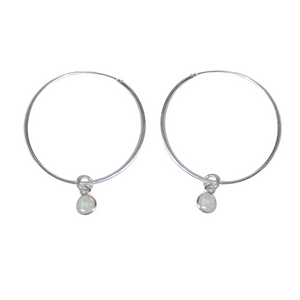Don't Quit Your Daydream Moonstone Hoops