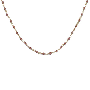 Perceptions Garnet Beaded Necklace
