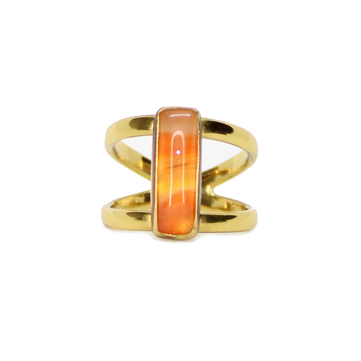 Marigold Carnelian Ring
