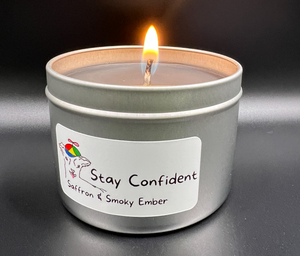 Stay Confident - Saffron & Smoky Ember Candle