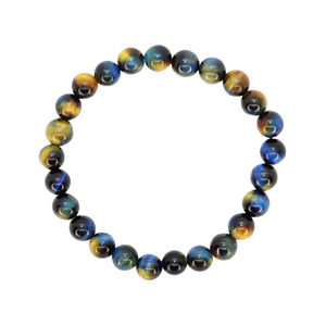 Bishop's Blue Tiger Eye Bracelet