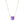 Amethyst Drop Necklace