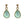 Chalcedony Drop Earrings