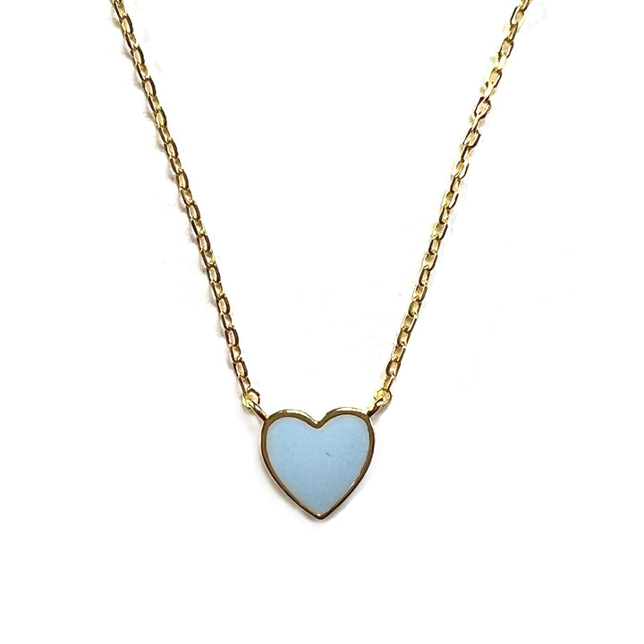 Lacquer Heart Necklace