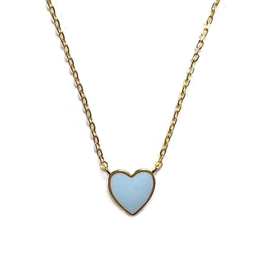 Lacquer Heart Necklace