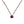 Ruby Drop Necklace