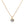 Silver druzy pendant on gold fill chain