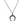 Pave diamond torque pendant oxidized sterling silver chain