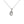 Herkimer Drop Pendant Necklace