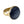Round blue kyanite adjustable ring in gold alchemia