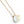 Large faceted moonstone drop pendant on gold fill chain 